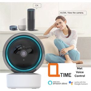 Tuya Premium 1080P - Volgcamera - Draadloze IP Camera - Babyfoon - honden huisdier-camera - CCTV Indoor 2.4Ghz & 5Ghz Wifi Beveiligings Camera 2-Weg Audio Instelbare Bewegingsdetectie Ondersteund Amazon Alexa Echo Google Home perfecte beeldkwaliteit.