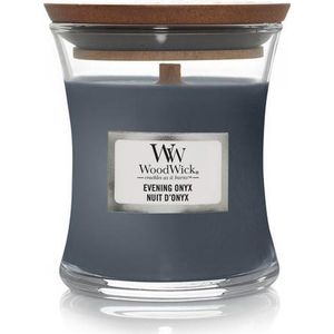 WoodWick Kaars Mini Evening Onyx - 8 cm / ø 7 cm