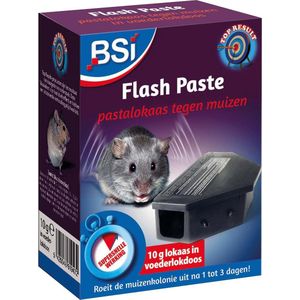 BSI - Flash Paste Pastalokaas- Ongediertebestrijding - 1 lokaasdoosje met 10 g lokaas