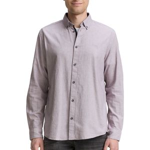 Tom Tailor - Overhemd - Gemêleerd - Lange Mouwen - 100% Katoen