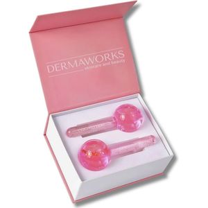 IJsroller voor Gezicht en Ogen – Gezichtsmassage Apparaat met Facial Ice Globes – Verminder Wallen en Donkere Kringen – Skincare Tools voor Verfrissing