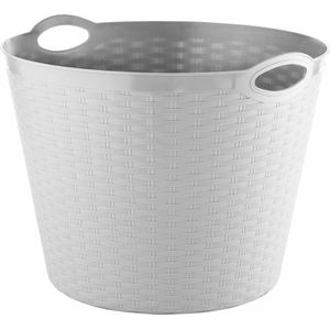 Benson Wasmand - Rattan Motief - 35 Liter - Assorti Kleuren - Lichtgewicht