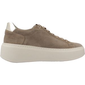Elegante Schoenen Nerogiardini Arold Schoen Velo Taupe T. Brill Platinum 60 - Streetwear - Vrouwen