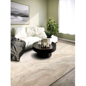 Flycarpets Villeroy & Boch - Hoogpolig vloerkleed - Leon - Creme 160 x 230 cm