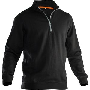 Jobman 5401 Sweatshirt met rits - Maat XL - Zwart