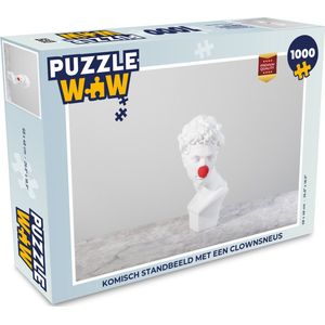 Puzzel Komisch standbeeld met een clownsneus - Legpuzzel - Puzzel 1000 stukjes volwassenen