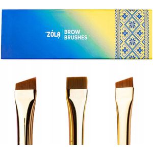 Zola Professionele Wenkbrauw Borstelset - Oekraïense editie