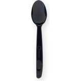 Koffielepels - Zwart - Herbruikbaar - PP 13 cm - 100 Stuks