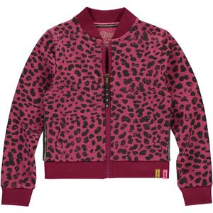 Quapi vest Tifanny bordeaux leopard