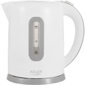 Adler AD 1234 - Draadloze waterkoker - wit - 2200 watt - 1.7 L