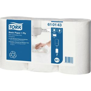 Tork - Mini Kringloop Poetsrollen M1 - 3 Rollen - Handdoek Papier