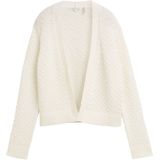 TOM TAILOR - Gebreid Vest - Wit - Knitwear