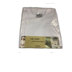 Chaud Devant chef jacket wit comfort short sleeve XL