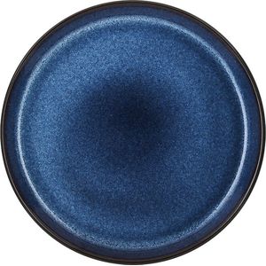 BITZ Gastro Bord Dia. 21 x 2,0 cm Zwart/Donkerblauw