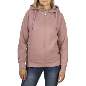 DENIMFY Dames Sweatjack DFClara regular fit Roze M Volwassenen Hoodie Capuchon Sweatshirt