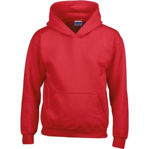 Gildan Heavy Blend™ Classic Fit Youth Hooded Sweatshirt GI18500B - Red - 3/4 years (XS)