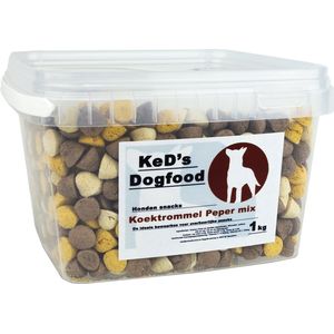 Hondenkoekjes trommel Peper Mix 1kg