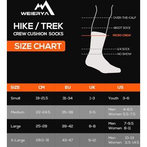 Merinowol Wandelsokken voor Heren - 3 Paar, Anti-Blaren, Comfortabel voor Trekking en Sport