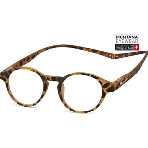 Montana MR60A leesbril met magneetsluiting +2.50 Tortoise - magneetbril