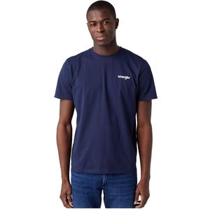 Wrangler - Set van Twee T-shirts - Marineblauw - Katoen