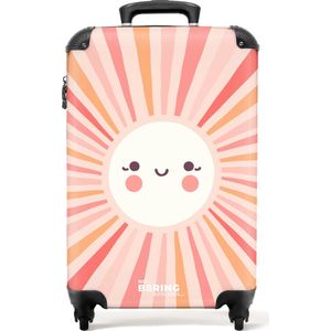NoBoringSuitcases.com® - Handbagage koffer - Dames reiskoffer - 55x35x25