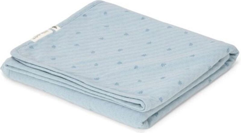 Little Dutch - Ledikantdeken - Pure Denim Blue