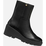 GEOX - Miereille - Leren Laarzen - Zwart - Sleehak