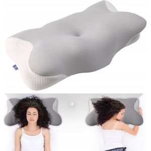 Ergonomische Traagschuim Kussen voor Hoofd en Nek Ondersteuning