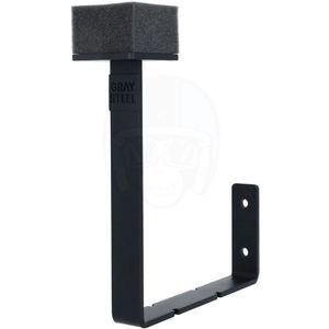 Gray Steel - X3 Helmhouder - Mat Zwart - 3-in-1 Ophangsysteem