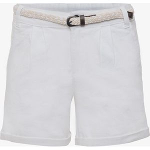 TwoDay dames short wit met riem - Maat 3XL