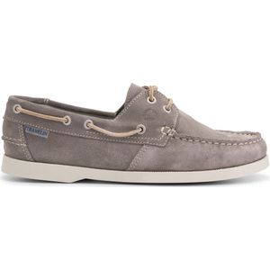 Travelin' Penzance Herenschoenen mocassins Suede Leer - instappers mannen - Grijs leer