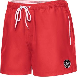Ladeheid LA-LA40-199-SWS Heren Zwembroek - Zwemshorts - met zijzakken en achterzak - sneldrogend - met binnenslip van mesh - Koordsluiting - Polyester - Roze - S