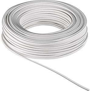 Luidsprekerkabel CCA 2 x 4mm2 - Wit - 10 meter
