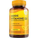 Nutravita Vitamine D - Vitamine D3 voor Volwassenen, 365 Vitamine D capsules (1 volledig jaarvoorraad), goed voor weerstand en ondersteunt spieren, botten en tanden