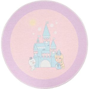 Goodivery ® Betoverende Speelmat voor Meisjes met Frozen Motief en Kasteel in Pastelkleuren