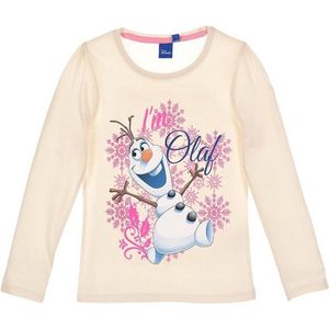 Olaf t-shirt met lange mouwen maat 122/128