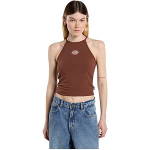 Dickies Chain Lake Vest Mouwloos T-shirt Bruin L Vrouw