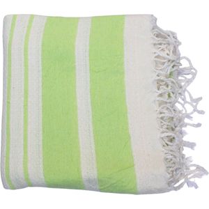 Santorini Breeze Turkse Baddoek 90 x 190 cm, 100% Bamboe, Hamamdoek & Saunadoek, Peshtemal, Strandlaken, 100% Bamboo Bath Towel, Groen