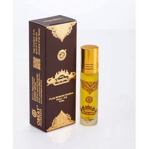 Pure Mysore Sandalwood Oil Perfume Roll-on 8 ml = Mysore Sandalwood - Sandalwood Perfume - Sandalwood Pure Oil - Sandalwood Roll-on