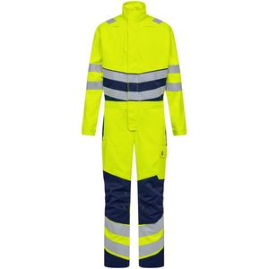 Engel Safety+ overall 4231-188 - Hi-vis Yellow / Blue Ink - XL