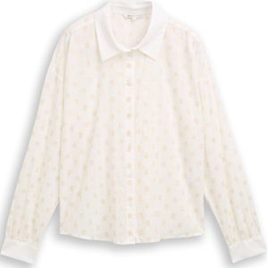 Tom Tailor Denim Overhemdblouse met glitterstippenpatroon