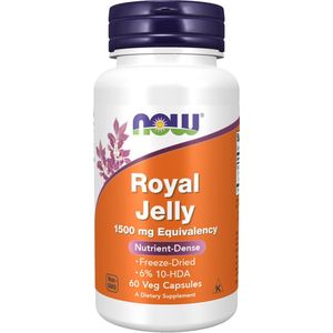 Royal Jelly Superfood,1500mg x 60 Veggie Capsules | Now Foods