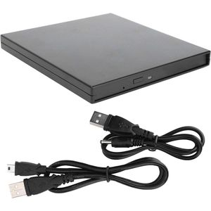Allecto plus - Draagbare optische schijfbehuizing voor VCD DVD CD - High-speed externe behuizing voor harde schijf - Energ​​iebesparend - Voor pc-spellen, laptop en kantoor rumte