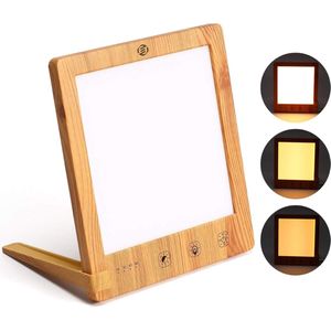 Equivera Lichttherapielamp - Daglichtlamp - Bureaulamp - Tegen Winterdepressie - SAD Lamp - Zonlicht - Meerdere Standen - Timerfunctie