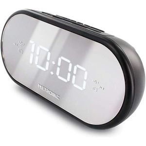 Lexium Wekkerradio Op Netstroom - Klokradio - Wekkerradio - Klokradio Met Wekker - Wekkerradio Dab - Wekker Dab Radio