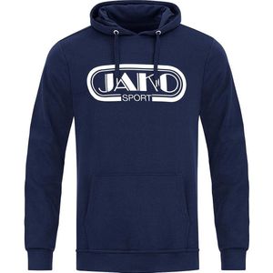 Jako - Retro Sweater - Marine - Biokatoen - Met Kap