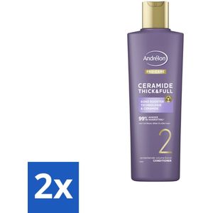 Andrélon – Conditioner – Pro Care Ceramide Thick & Full – 250 ml - Voordeelverpakking - 2 stuks