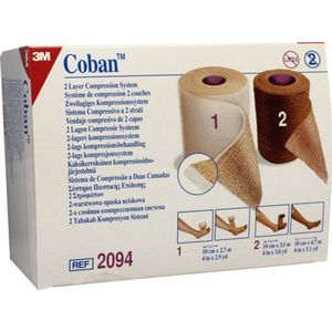 Coban 2 - Compressiesysteem - Latexvrij - 10cm x 3,5m