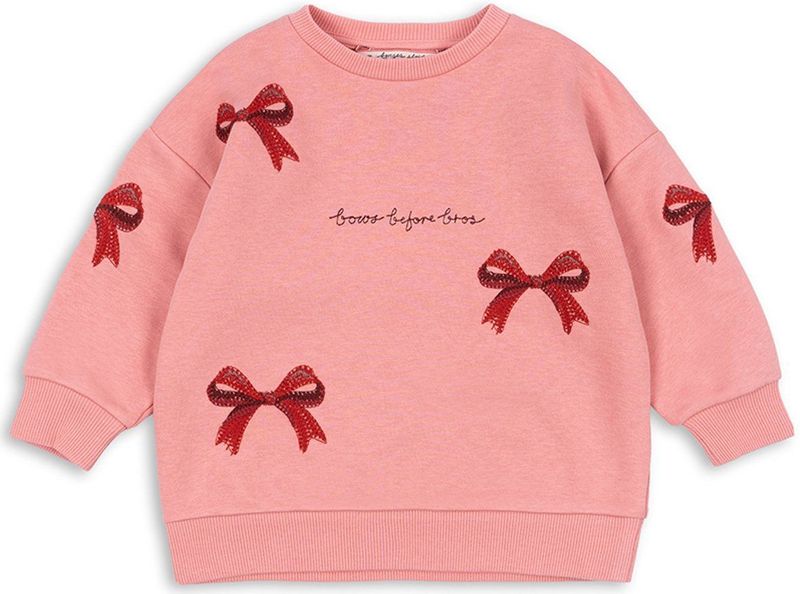 Konges Sløjd Sweatshirt - Lou Bow - Strawberry Ice m. Lussen - Konges Sløjd - 1½ jaar (86) - Sweatshirt