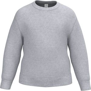 iDeal Basic Brand Kinder sweater met ronde hals IB401 - Ideal Oxford Grey - 6/8 ans